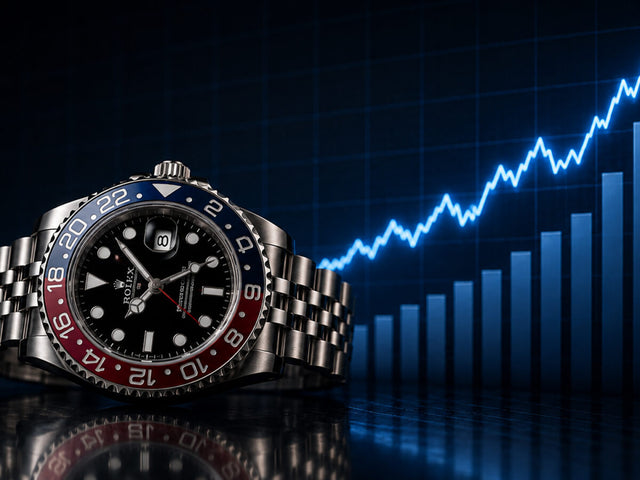 Rolex Pepsi GMT cools from its April peak